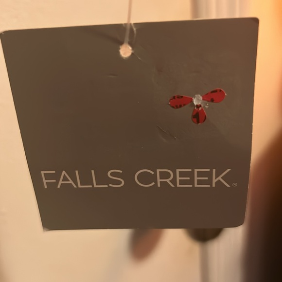 FALLS CREEK Brown and Cream blouse for women with long sleeves Size XL - Picture 10 of 14